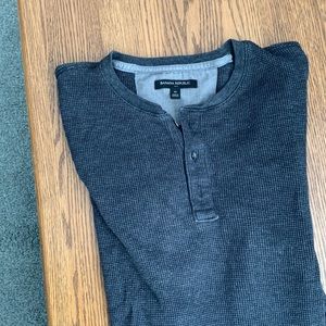Banana Republic Waffle Knit Henley